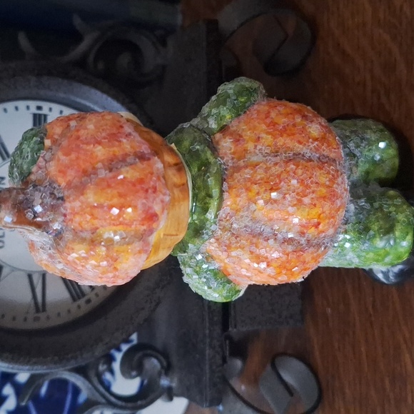 Vintage Porcelain Halloween Boy in Pumpkin and Girl in Ghost Costume Figurines - Picture 4 of 8